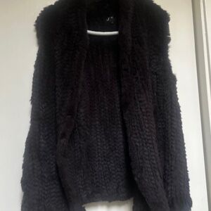 June rabbit fur vest
